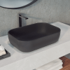 LAVABO SOBRE ENCIMERA HORUS NEGRO MATE