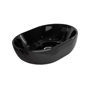 LAVABO SOBRE ENCIMERA MÓNACO 48 NEGRO BRILLO