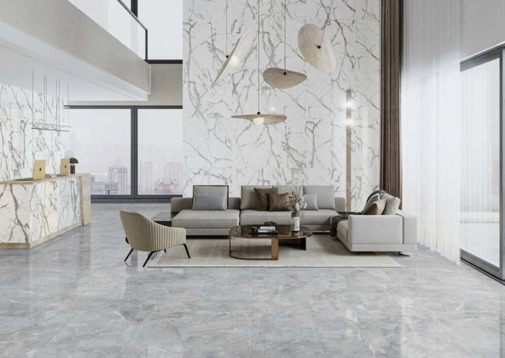 INVISIBLE NANOTECH WHITE 60X120 AMBIENTE NEWKER
