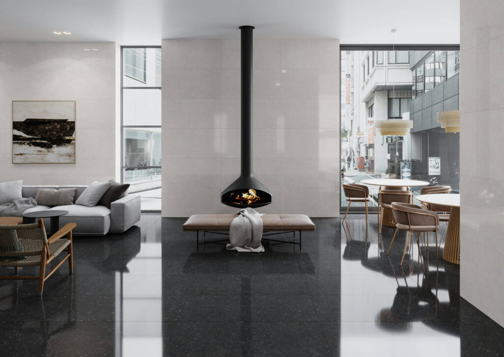 SPACE NANOTECH BLACK 60X120 AMBIENTE NEWKER