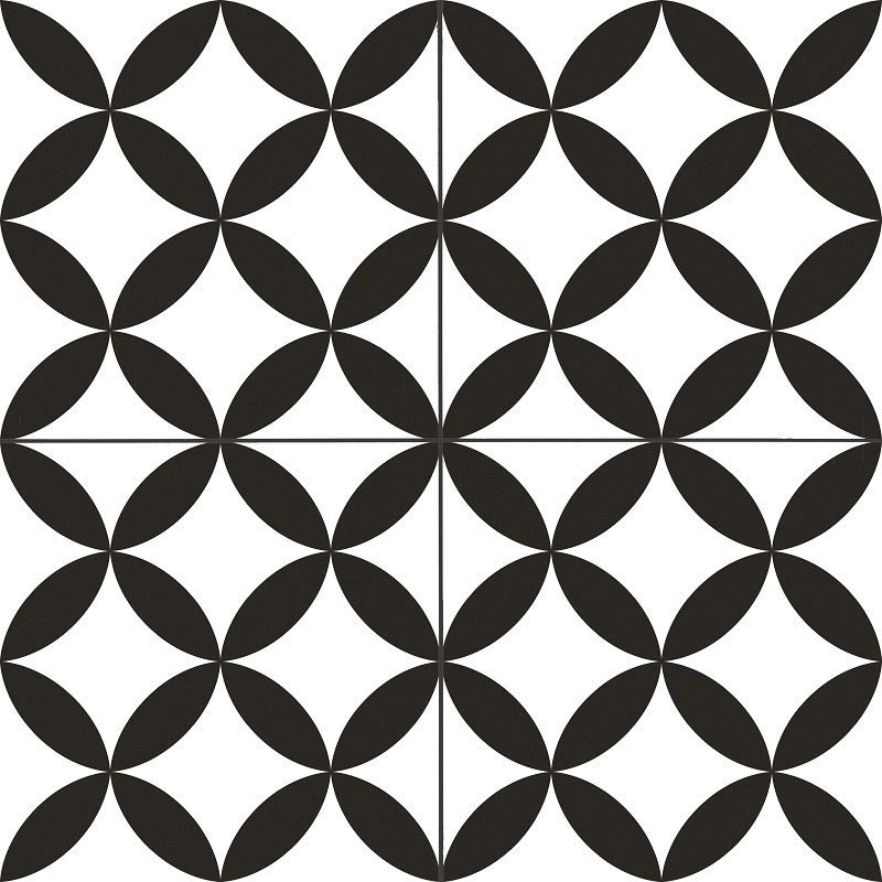 CIRCLE BLACK 45 x 45