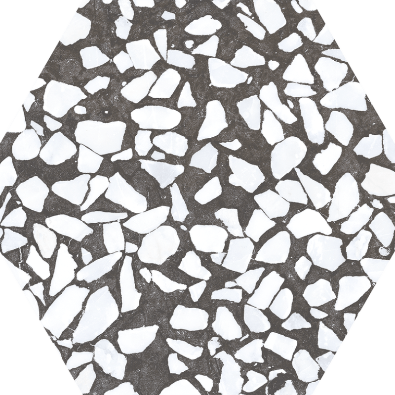Riazza Hex Nero 23,2 x 26,7