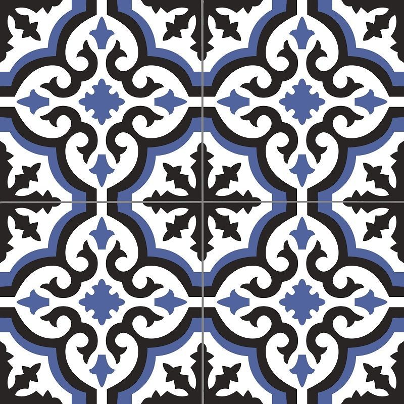 SAVOY BLUE 45x45